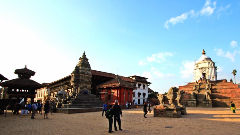 Bhaktapur Durbar Square from Eastern Gate