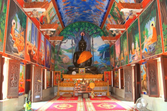 Inside the Temple of the Main 'Barge' of Wat Ban Na Muang, Ubon