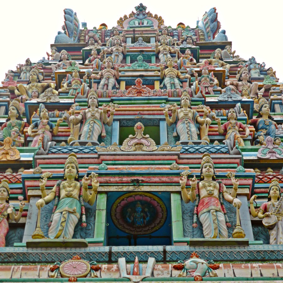 Gopuram of Shri Srinivasa Perumal Temple