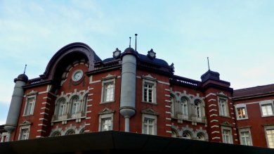 The red brick Tokyo Station