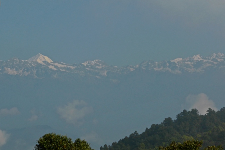 The snow capped Himalaya